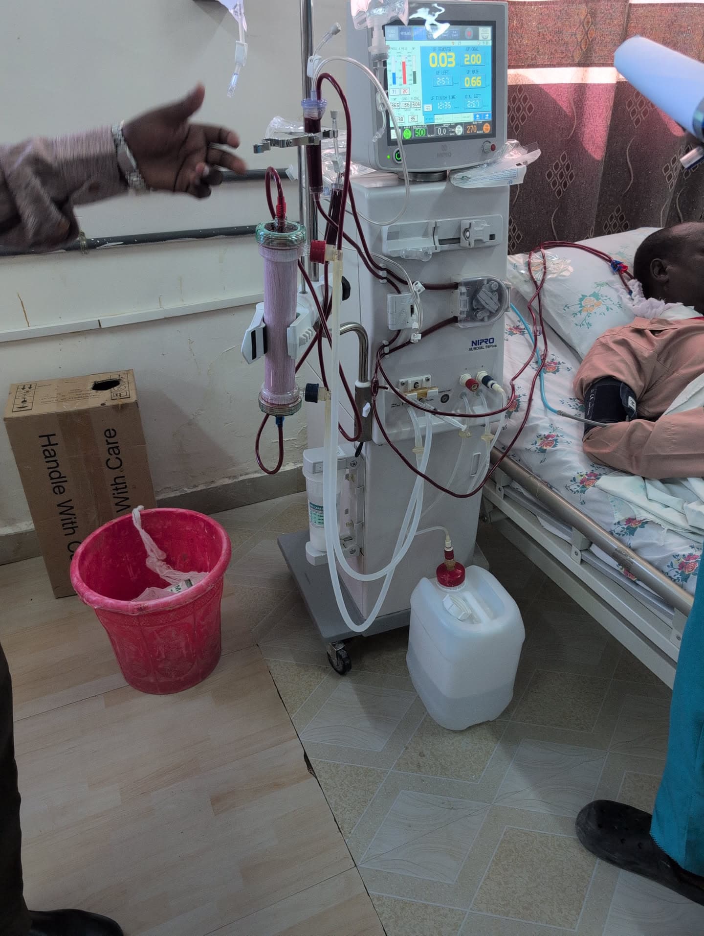 Dialysis machines at the Jigjiga dialysis center, eastern Ethiopia